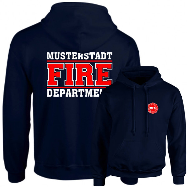 Hoodie I Fire Dept. +Ortsname