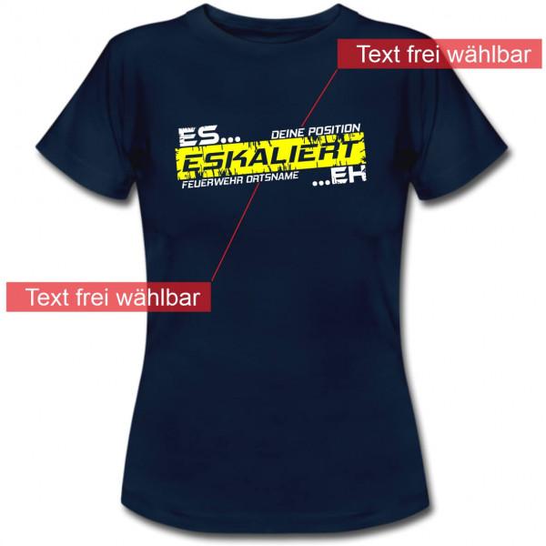 Tshirt Frauen I Eskalation +Freitext