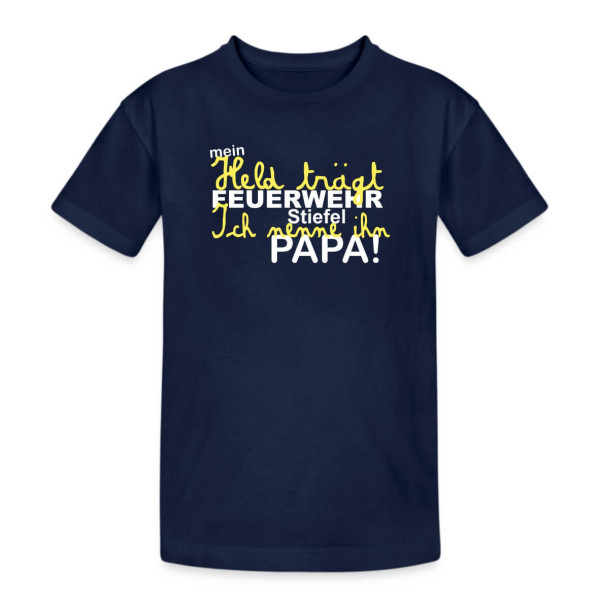 Kinder Shirt kurz I Papa der Held